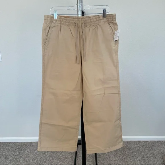 L.L. Bean Women’s Wide Leg Favorite Fit Pull On Pants 12P - Picture 1 of 5